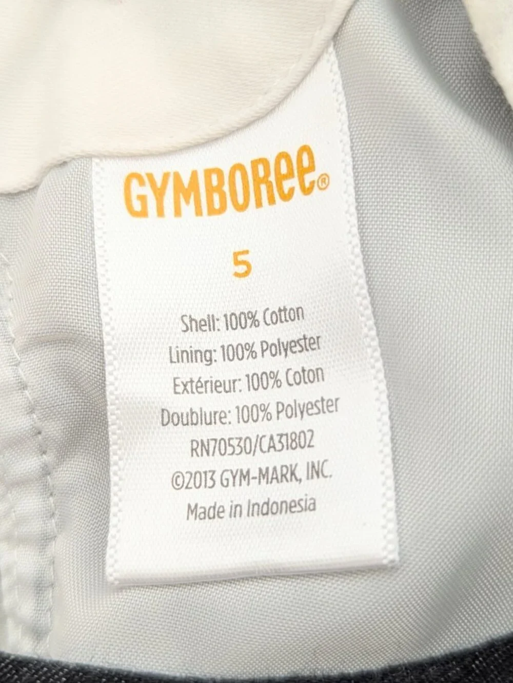 Gymboree Girls' (Size 5) Short- Sleeve Wide-Striped Party Dress w/Back Pink Bow